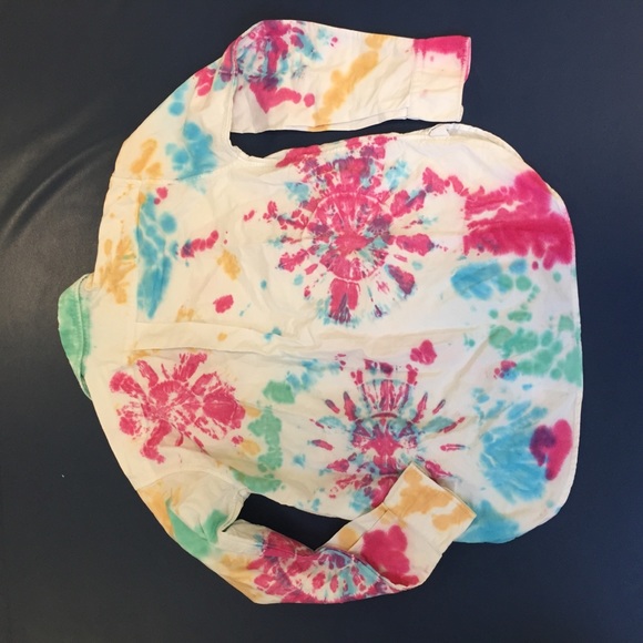 POLO sz 4 Tie-dye “big shirt” in thick cotton NWOT - Picture 7 of 11